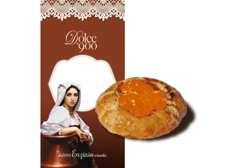 Featured image for “Crostatine con marmellata di albicocca 300gr”