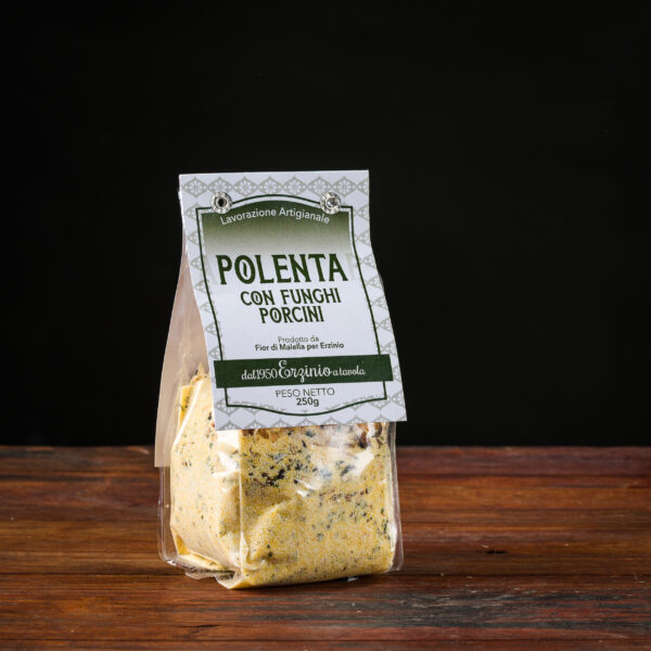 Polenta con funghi porcini